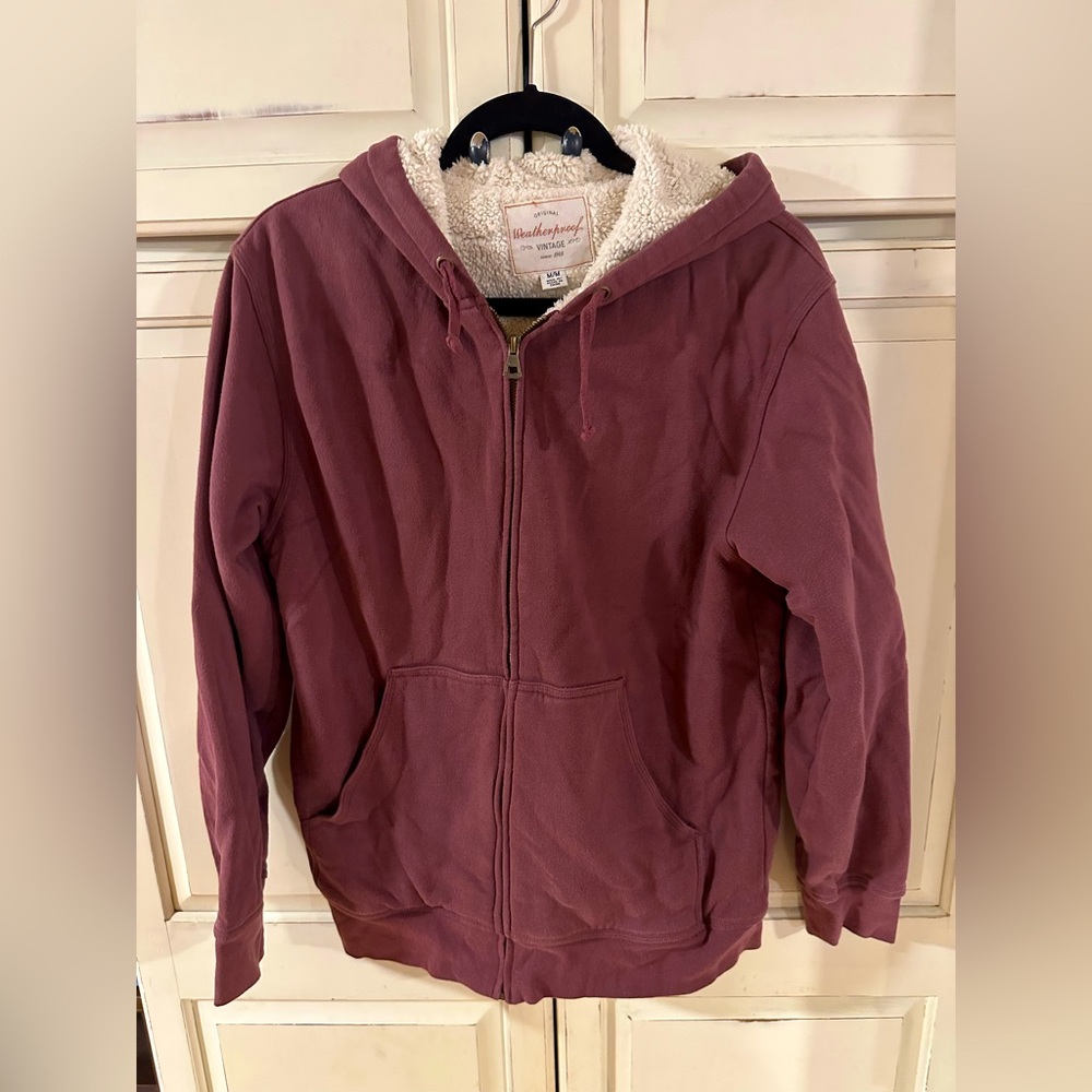 Hoodie with fleece inside